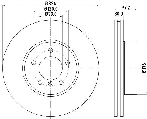 Hella Brake Disc for BMW, OEM quality, OEM 34116753221 - View 4
