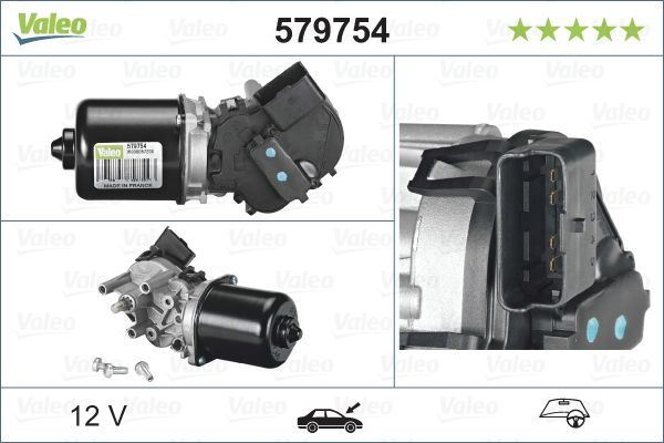 Nissan Qashqai/qashqai+2 Front Wiper Motor, Valeo OEM, OEM 28800JD000, MPN 579754