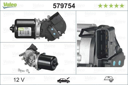Nissan Qashqai/qashqai+2 Front Wiper Motor, Valeo OEM, OEM 28800JD000, MPN 579754