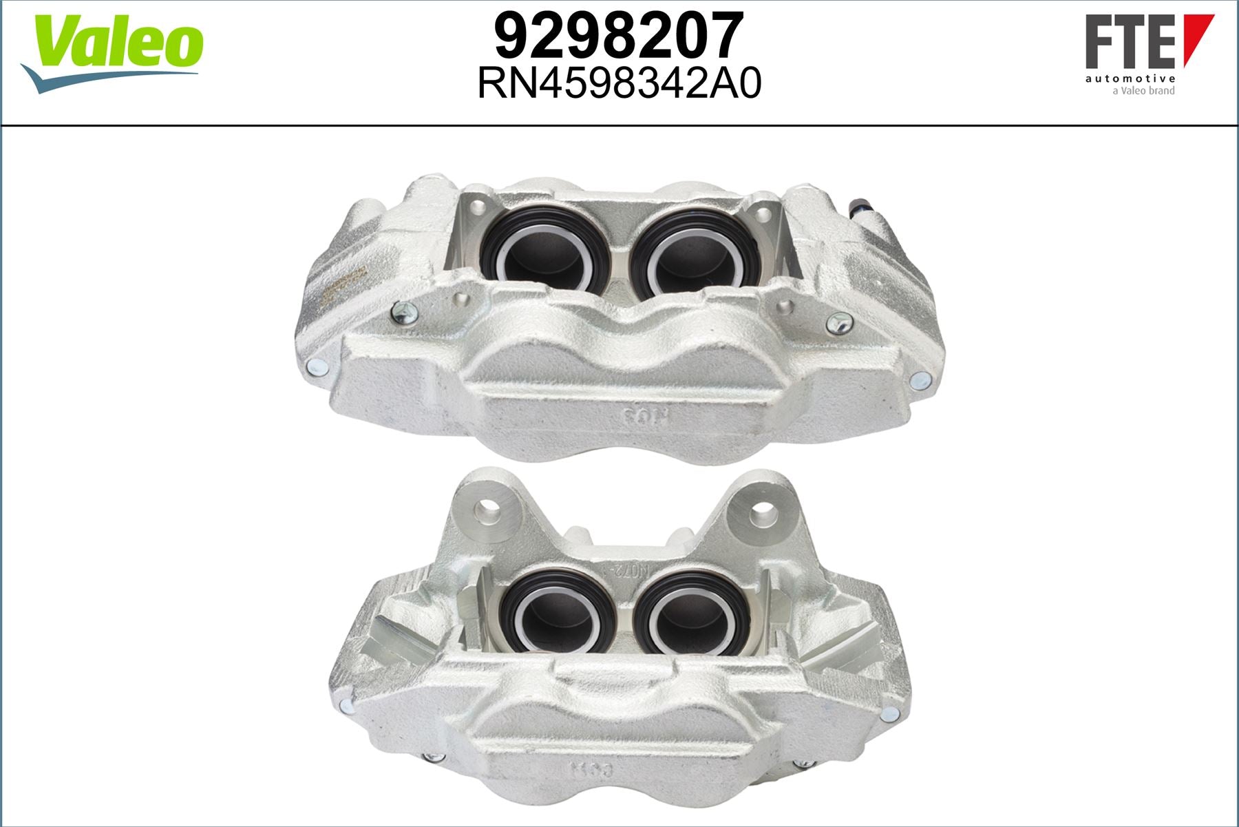 Valeo Right Brake Caliper Right for Mitsubishi, OEM quality, OEM 4605A460, MPN 9298207