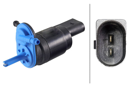 Hella Washer Pump for Audi, Mercedes-Benz & more, OEM quality, OEM 1J6 955 651 - View 3