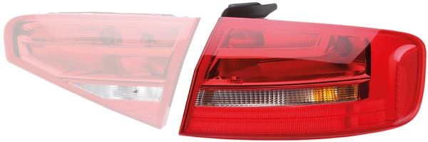 Audi A4 B8 Right Rear Light, Hella OEM, OEM 8K5 945 096 AB - View 3