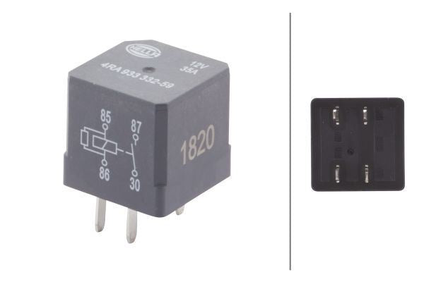 Hella Relay for Kia, Chevrolet & more, OEM quality, OEM OEM part number for reference only is 96190189, MPN 4RA 933 332-591
