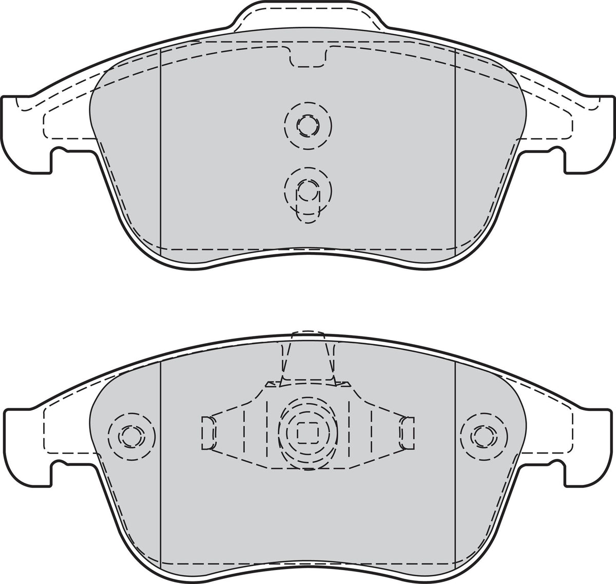 Valeo Front Brake Pad Set for Renault, OEM quality, OEM 410600011R, MPN 302128