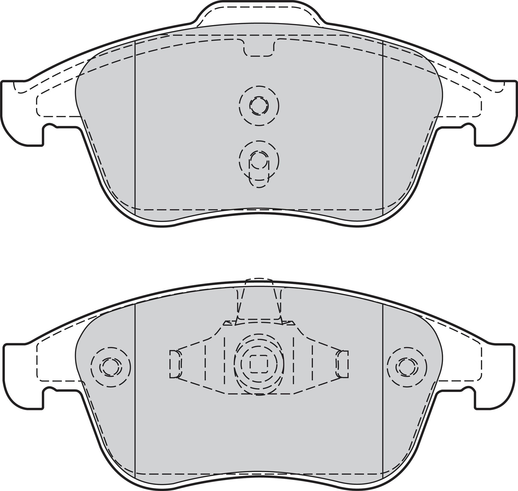 Valeo Front Brake Pad Set for Renault, OEM quality, OEM 410600011R, MPN 302128
