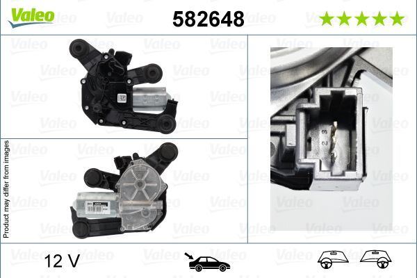 Peugeot 2008 Rear Wiper Motor, Valeo OEM, OEM 9678423580 - View 3