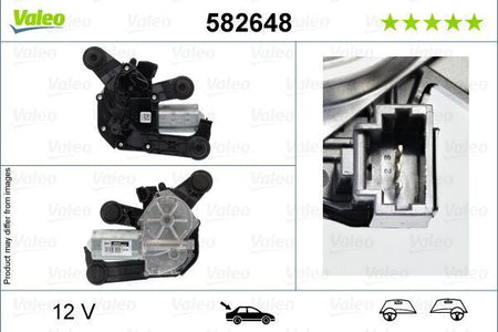 Peugeot 2008 Rear Wiper Motor, Valeo OEM, OEM 9678423580 - View 3