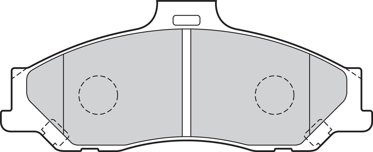 Valeo Front Brake Pad Set for Mazda, Ford Australia & more, OEM quality, OEM 2M34-2001-EA, MPN 302060
