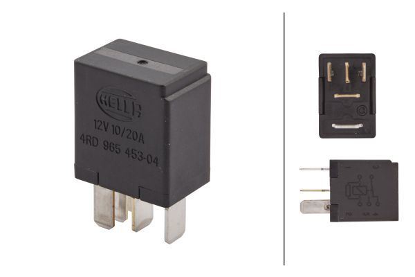 Hella Relay for Mercedes-Benz, BMW & more, OEM quality, OEM OEM part number for reference only is 4272431M1 - View 3