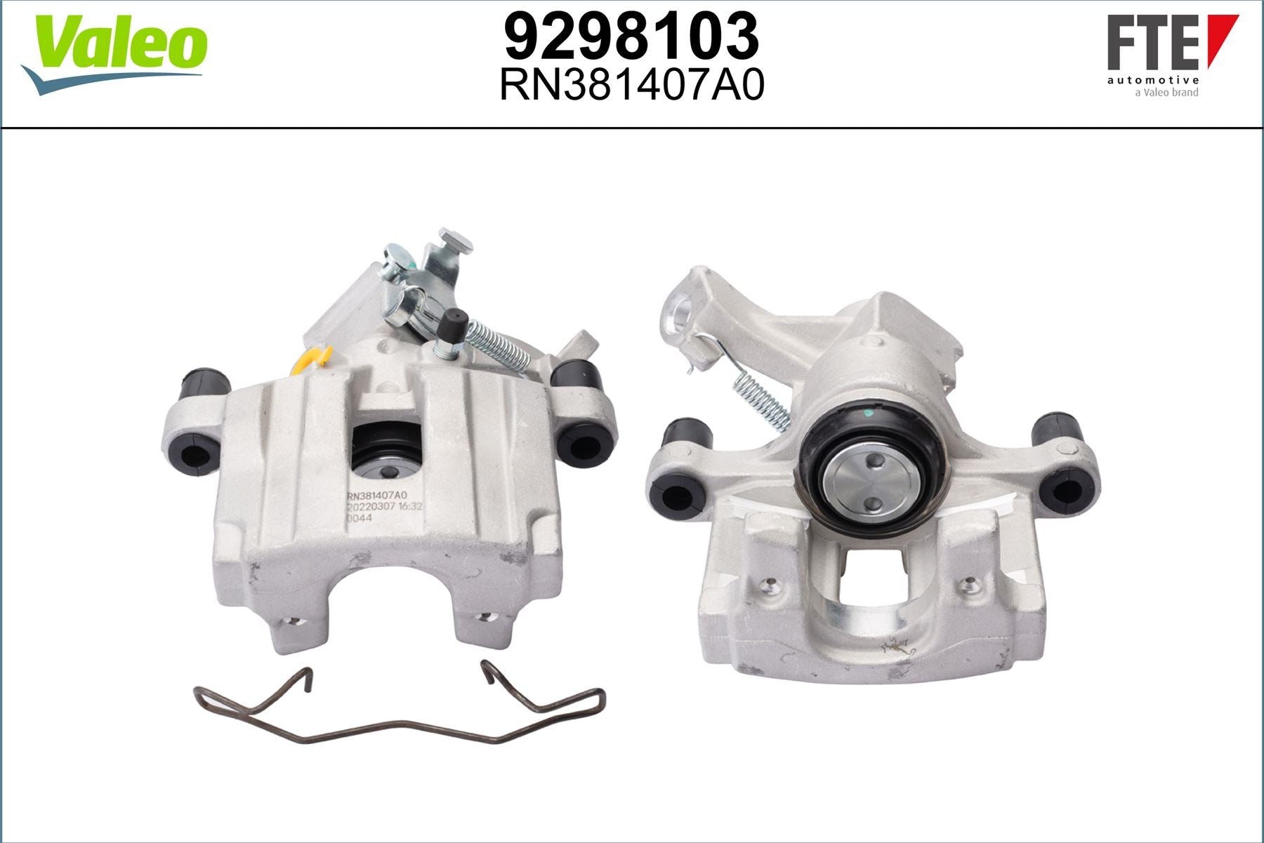 Valeo Right Brake Caliper Right for Vauxhall, Cadillac & more, OEM quality, OEM 542092, MPN 9298103