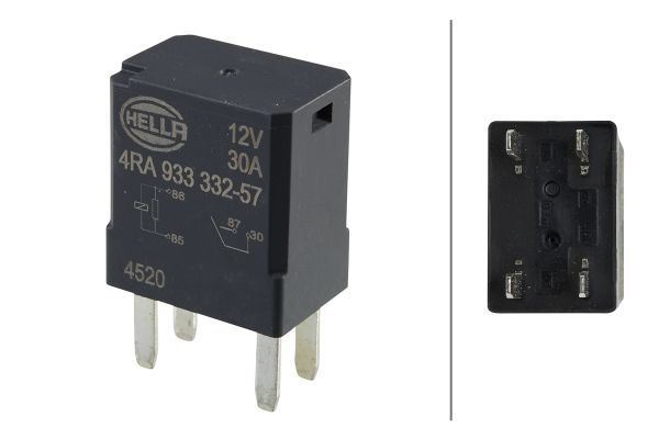 Hella Relay for Vauxhall & Chevrolet, OEM quality, OEM OEM part number for reference only is 68083380AA, MPN 4RA 933 332-571
