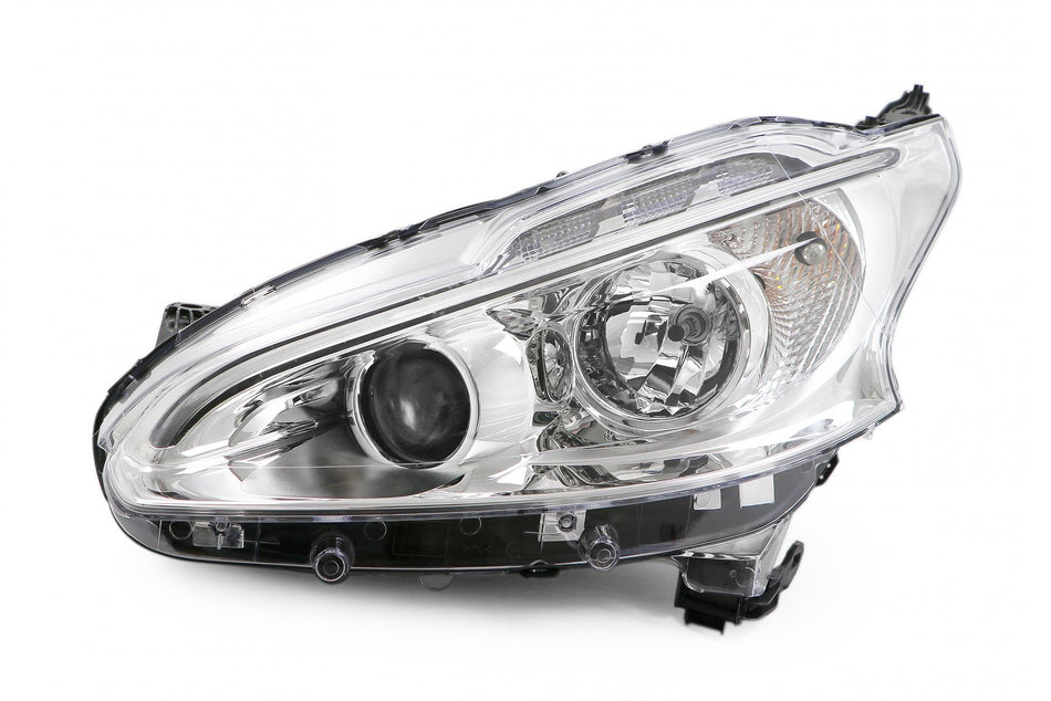 Peugeot 208 Left Headlight, Valeo OEM, OEM 9802221580, MPN 44750