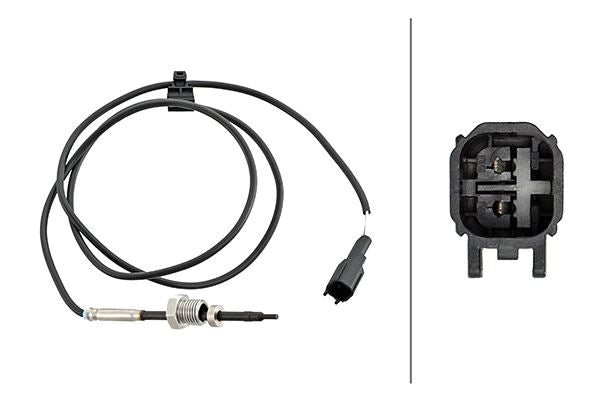 Hella Exhaust Gas Temperature Sensor for Ford, OEM quality, OEM 1770893, MPN 6PT 358 181-781