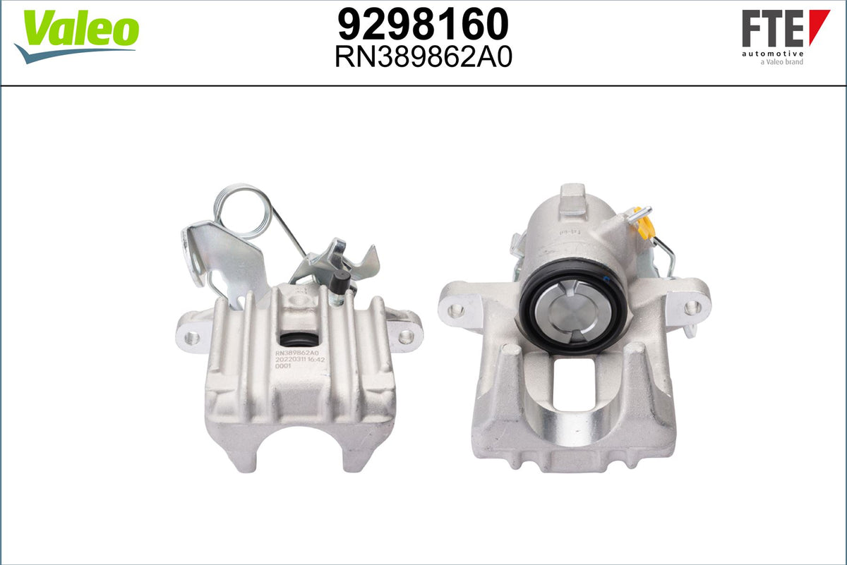 Valeo Right Brake Caliper Right for Audi & Volkswagen, OEM quality, OEM 8E0615424A, MPN 9298160