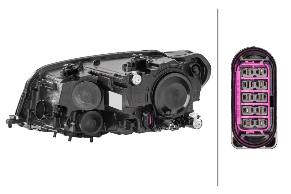Hella Right Headlight – Volkswagen | OEM 2K1 941 006 A - View 2