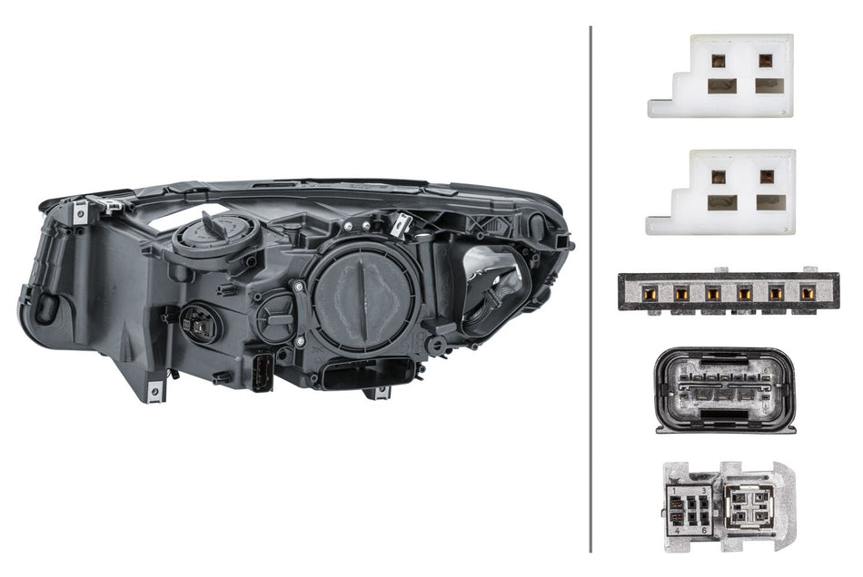 BMW 5 Series Gran Turismo Right Headlight | Hella OEM 63 12 7 262 724