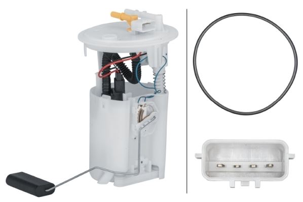 Hella Fuel Pump for Renault, OEM quality, OEM 82 00 355 945, MPN 8TF 358 303-021