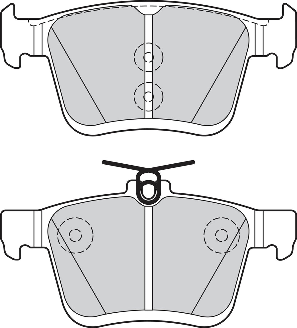 Valeo Rear Brake Pad Set for Skoda, Seat & more, OEM quality, OEM 5Q0698451AD, MPN 302146