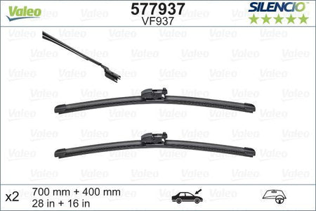 Valeo Front Wiper Blade Set for Toyota, OEM quality, OEM 8521247191, MPN 577937