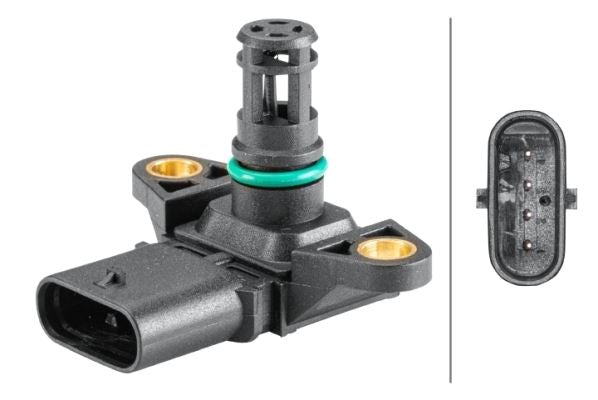 Hella Boost Pressure Sensor for BMW, OEM quality, OEM 13 62 7 599 042, MPN 6PP 358 152-381