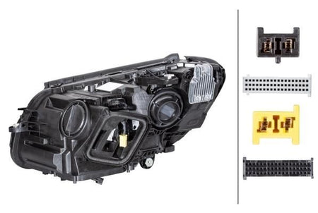 Mercedes-Benz C-Class W205 Right Headlight, Hella OEM, OEM A2059069405 - View 3