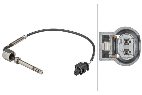Hella Exhaust Gas Temperature Sensor for Mercedes-Benz, OEM quality, OEM 0009059000, MPN 6PT 358 181-471