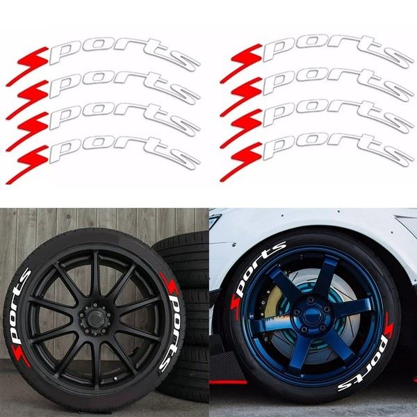 Tire Letter Decal Set | Eurowagens