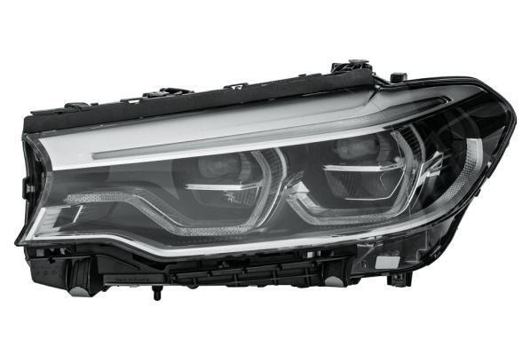 BMW 5 Series Left Headlight, Hella OEM, OEM 63117214963 - View 2