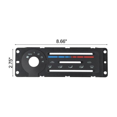 Air Conditioning Control Panel - for Mazda - OEM NA01-61-C04A | Eurowagens - View 4