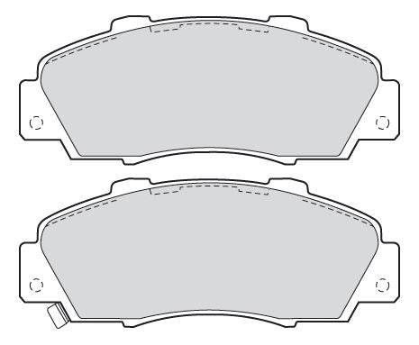 Valeo Front Brake Pad Set for Honda & Rover, OEM quality, OEM 45022-S1A-E20, MPN 301627