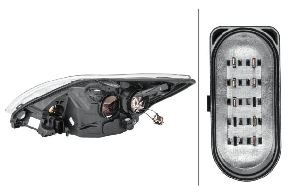 Hella Right Headlight – Ford | OEM 1 521 191, MPN 1EE 354 257-021 - View 2