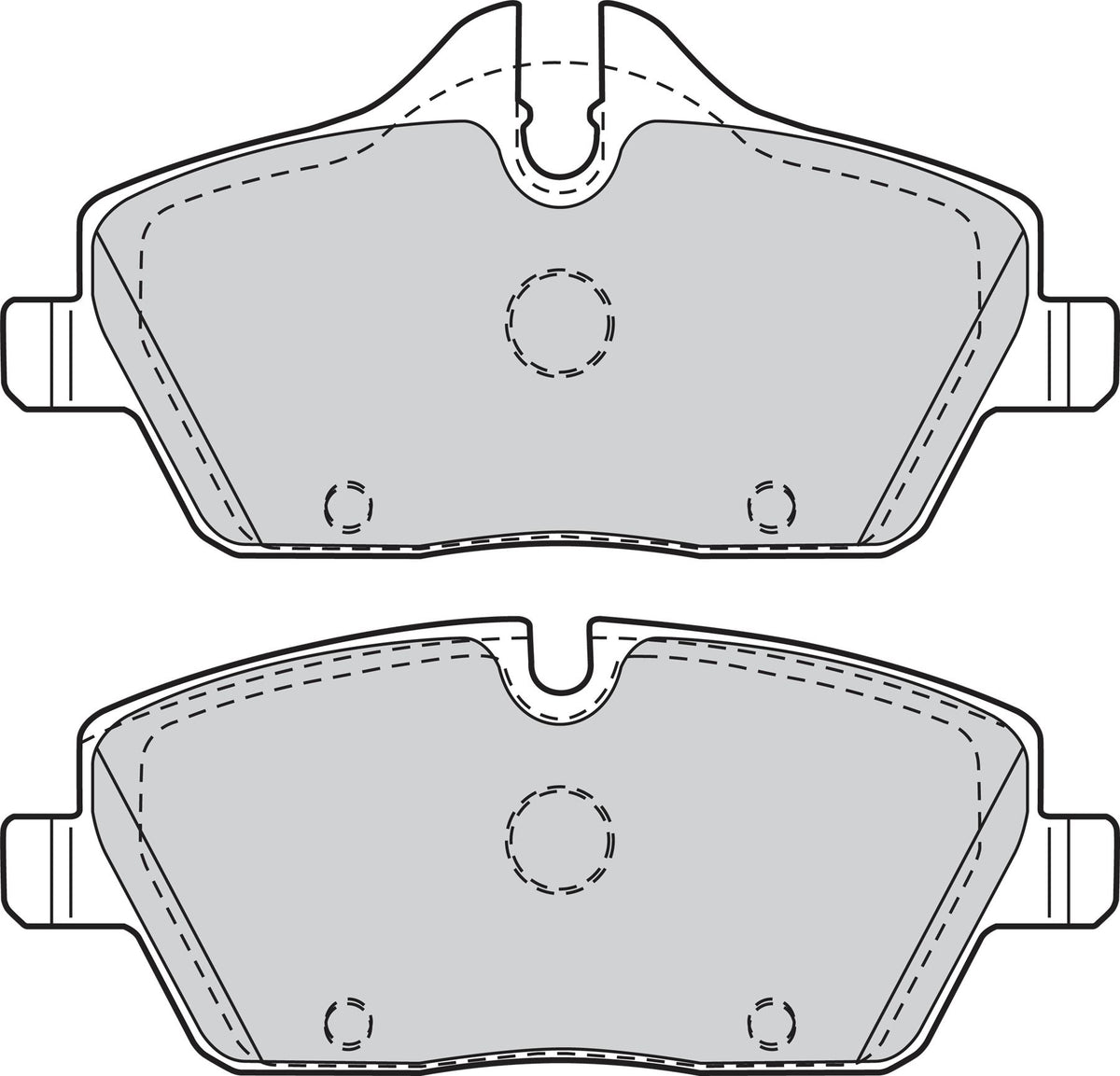 Valeo Front Brake Pad Set for BMW & Mini, OEM quality, OEM 34 10 6 884 263, MPN 302049