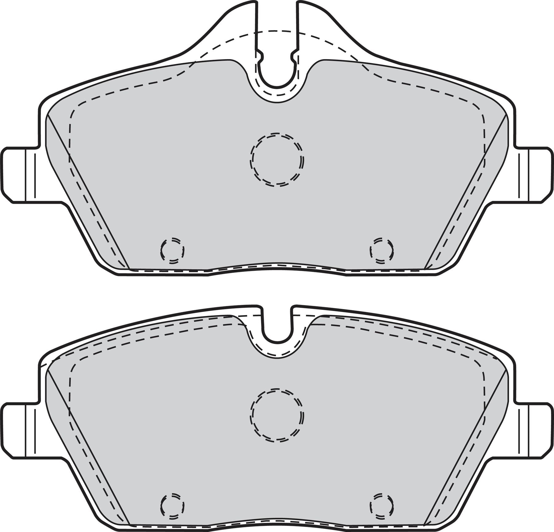 Valeo Front Brake Pad Set for BMW & Mini, OEM quality, OEM 34 10 6 884 263, MPN 302049