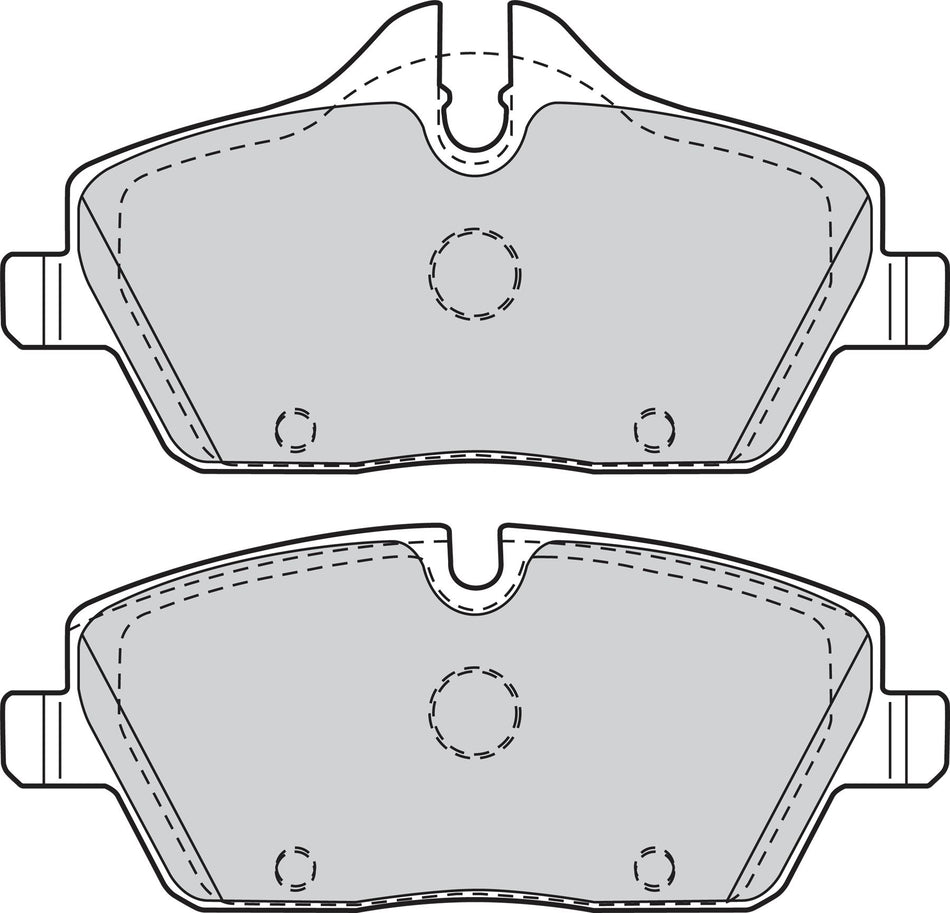 Valeo Front Brake Pad Set for BMW & Mini, OEM quality, OEM 34 10 6 884 263, MPN 302049