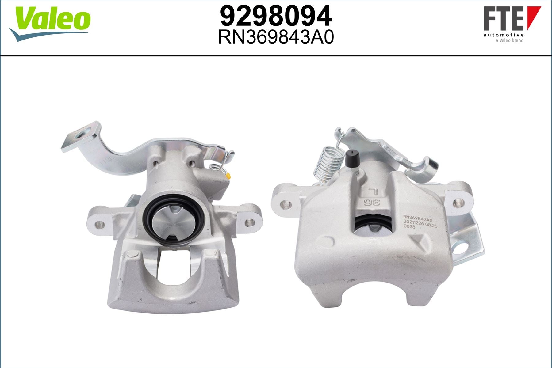 Valeo Left Brake Caliper Left for Toyota, OEM quality, OEM 4785002100, MPN 9298094