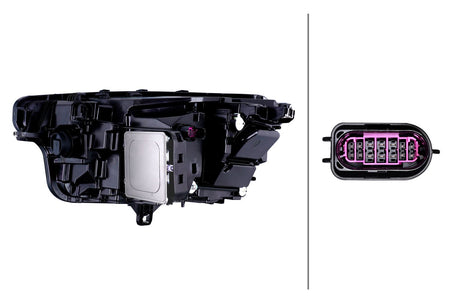 Hella Matrix Right Headlight for Audi, OEM quality, OEM 85E 941 040 AC - View 4