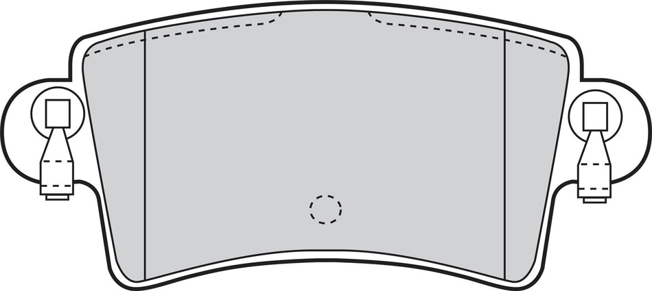 Valeo Rear Brake Pad Set for Nissan, Vauxhall & more, OEM quality, OEM 44060-00QAE, MPN 302034