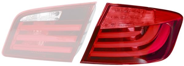 BMW 5 Series Right Rear Light, Hella OEM, OEM 63 21 7 203 232