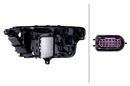 Hella Matrix Left Headlight for Audi, OEM quality, OEM 85E 941 039 AC - View 3