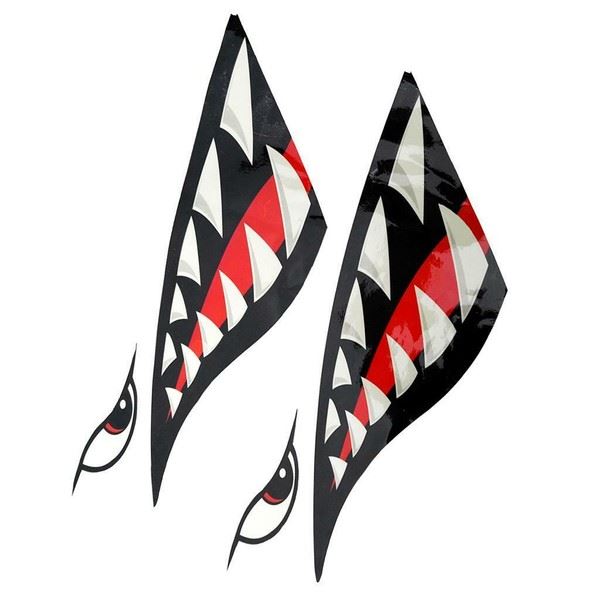 Shark Teeth Boat Decal Sticker | Eurowagens - View 2