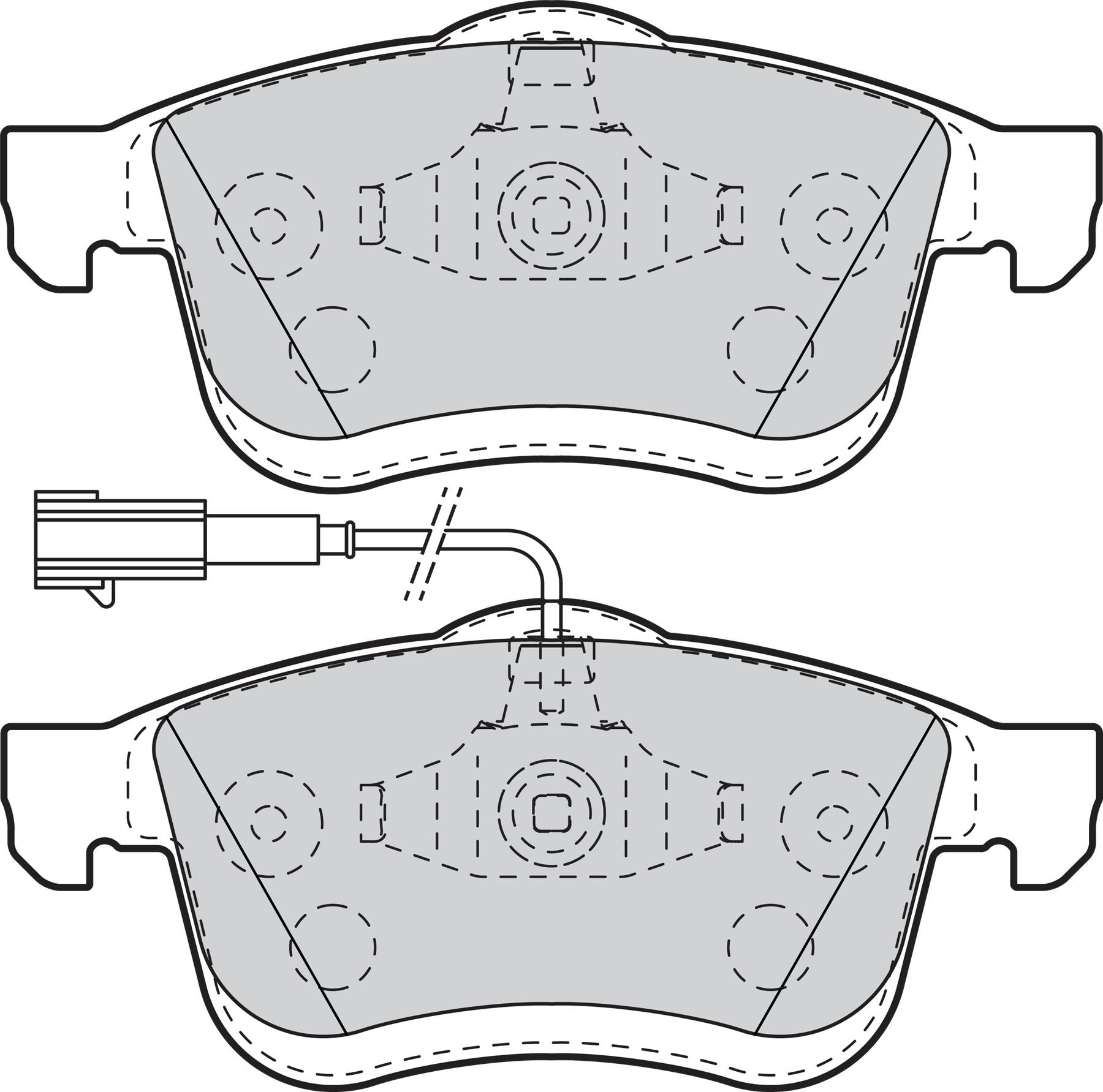 Valeo Front Brake Pad Set for Fiat, Vauxhall & more, OEM quality, OEM 1605164, MPN 302109