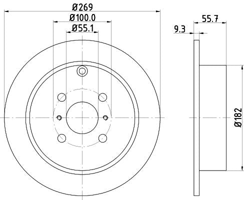 Hella Brake Disc for BYD, Fengxing & more, OEM quality, OEM 1132107700 - View 5