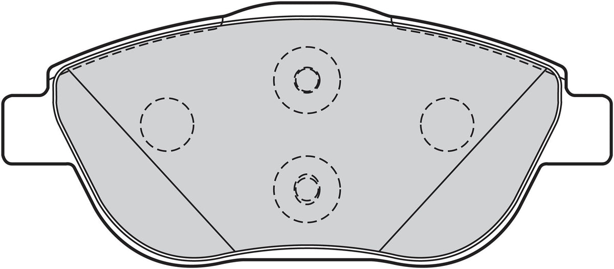 Valeo Front Brake Pad Set for Citroen, Peugeot & more, OEM quality, OEM 3649095, MPN 302148