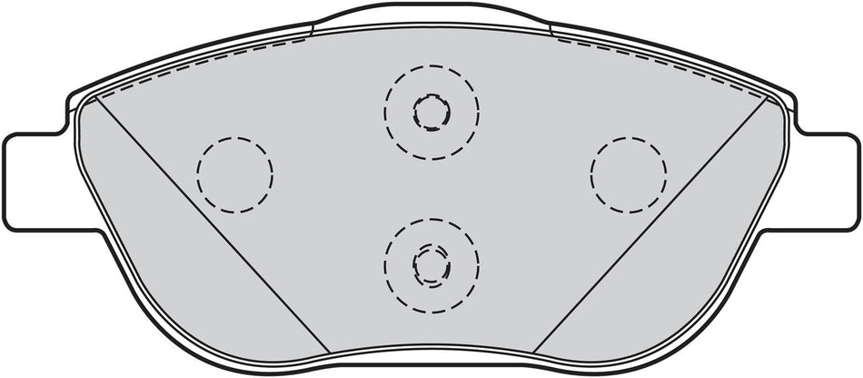 Valeo Front Brake Pad Set for Citroen, Peugeot & more, OEM quality, OEM 3649095, MPN 302148