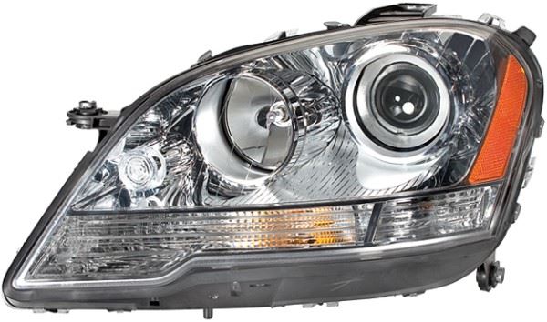 Mercedes-Benz M-Class Right Headlight, Hella OEM, OEM 164 820 34 59, MPN 1ZS 263 064-541