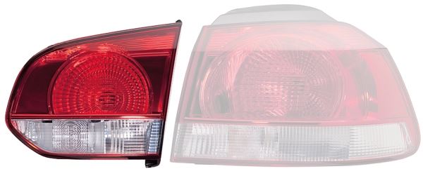 Volkswagen Golf VI Right Rear Light, Hella OEM, OEM 5K0 945 094 AB - View 2