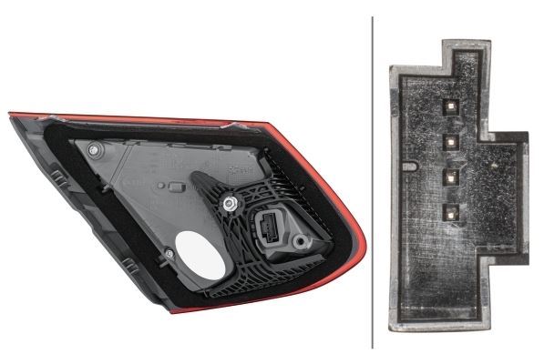 Mercedes-Benz C-Class Coupe Convertible Right Rear Light, Hella OEM, OEM 2059065204 - View 4