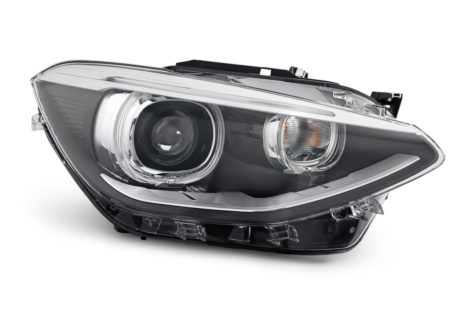 Hella Bi-Xenon LED DRL Right Headlight for BMW, OEM quality, OEM 63117229688, MPN 1LL 010 741-581