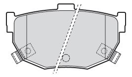 Valeo Rear Brake Pad Set for Hyundai, Kia & more, OEM quality, OEM 44060-61E91, MPN 301817