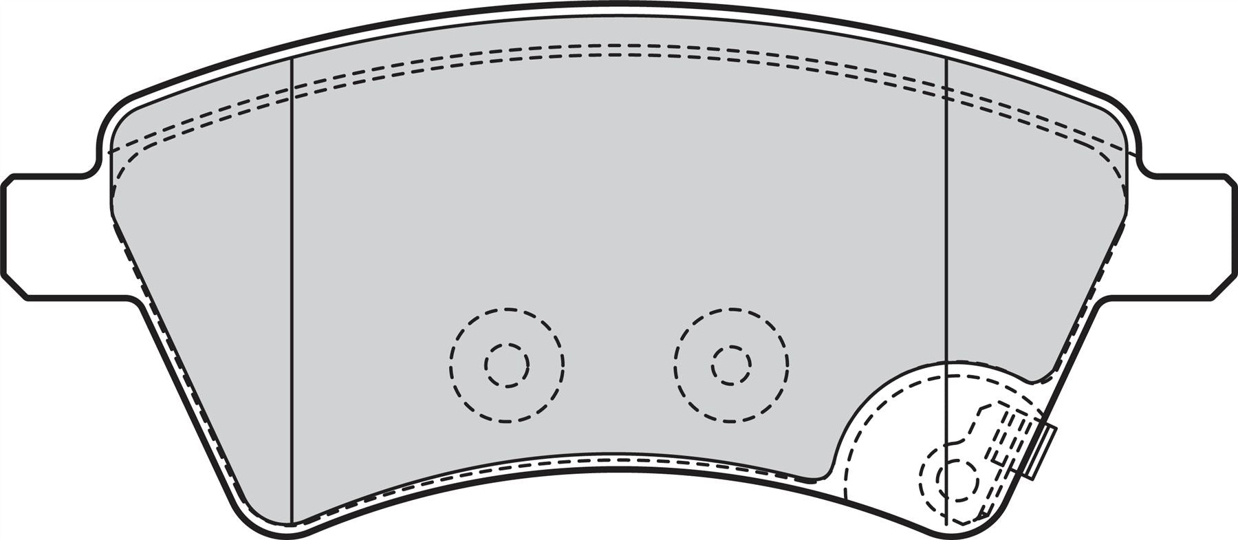 Valeo Front Brake Pad Set for Fiat & Suzuki, OEM quality, OEM 55810-79J00, MPN 301804